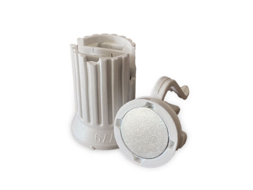 100-Pack Magnetic C9 Socket Clips - No Drill Gutter Light Mounts