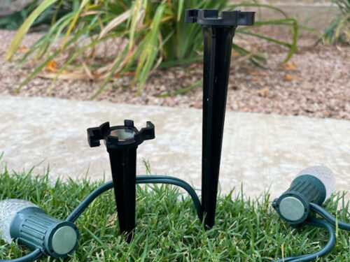 Litenetics Magnetic Christmas Light Yard Stakes